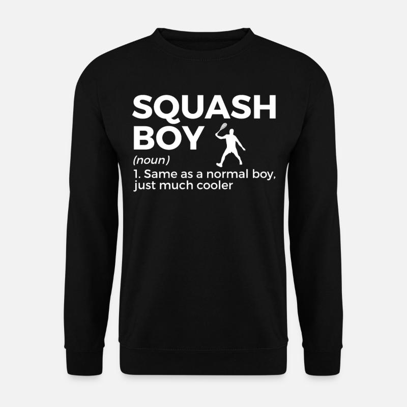 Squash Spieler - Unisex Pullover - Schwarz