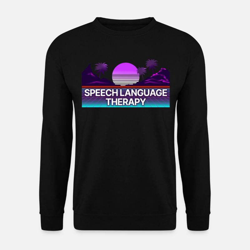 Speech Therapist Therapy Assistant - Unisex Sweatshirt - black