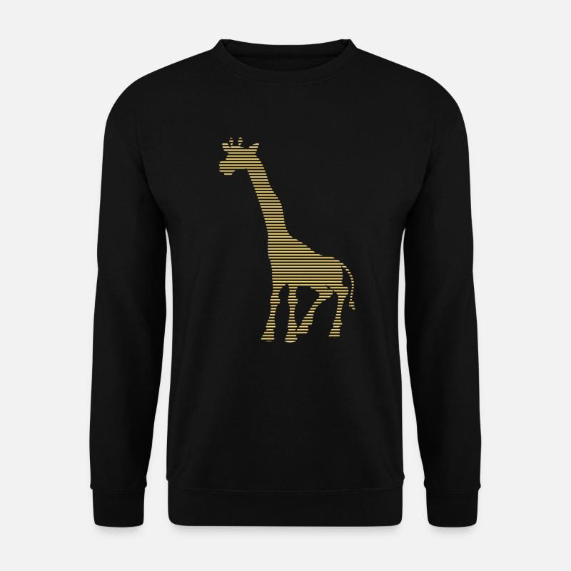 Giraffe - Unisex Pullover - Schwarz