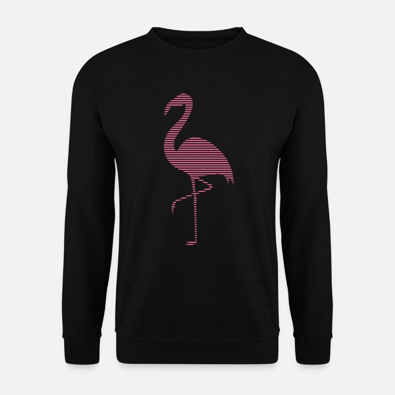 Flamingo - Unisex Pullover - Schwarz