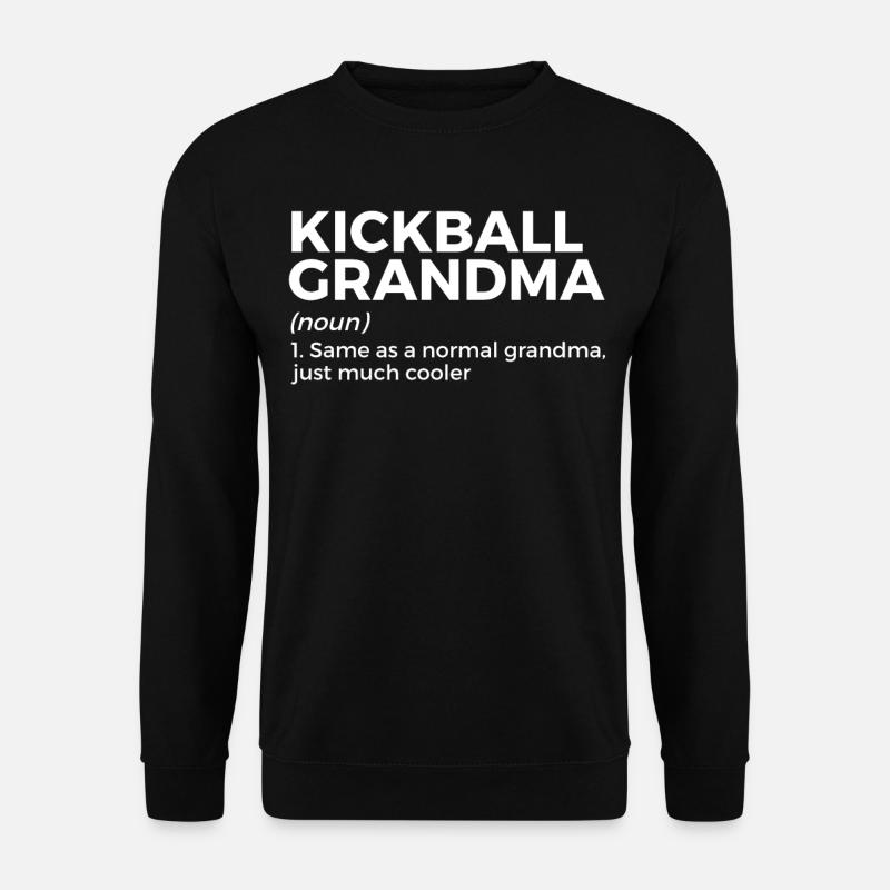 Kickball Fußball Spieler - Unisex Pullover - Schwarz