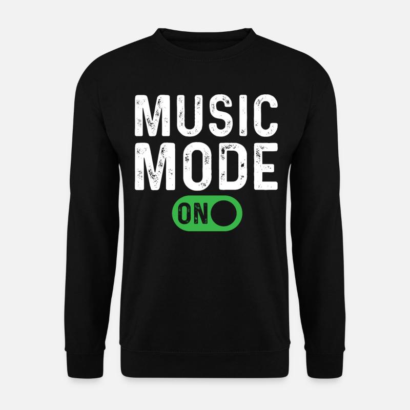 Music Mode On - Music Lover - Unisex Pullover - Schwarz