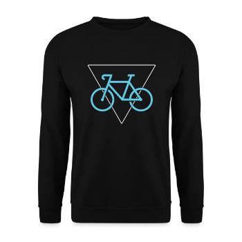 Bicyclette - Sweat-shirt Unisexe - noir - Devant - Alina (178cm) & Michal (187cm)