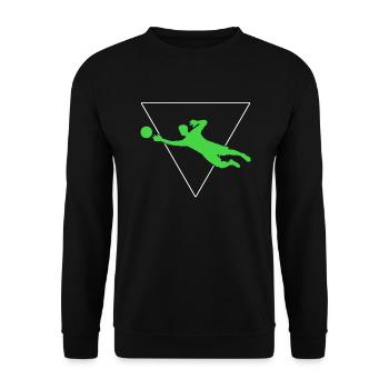 Gardien - Sweat-shirt Unisexe - noir - Devant - Alina (178cm) & Michal (187cm)