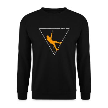 Grimper - Sweat-shirt Unisexe - noir - Devant - Alina (178cm) & Michal (187cm)