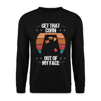 Cornhole Player Team Tosser Cornament Tossing - Unisex Sweatshirt - black - Front - Alina (178cm) & Michal (187cm)