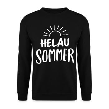Karneval Fasching Konfetti Helau Sommerurlaub - Unisex Pullover - Schwarz - Vorne - Alina (178cm) & Michal (187cm)