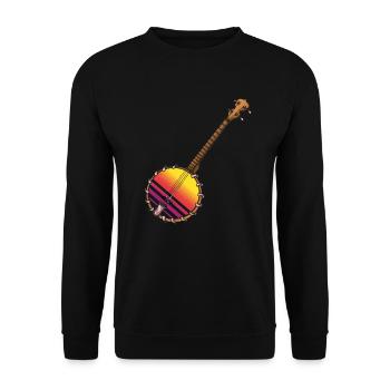 Banjo - Unisex Sweatshirt - black - Front - Alina (178cm) & Michal (187cm)