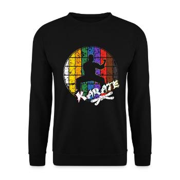 Karaté - Sweat-shirt Unisexe - noir - Devant - Alina (178cm) & Michal (187cm)