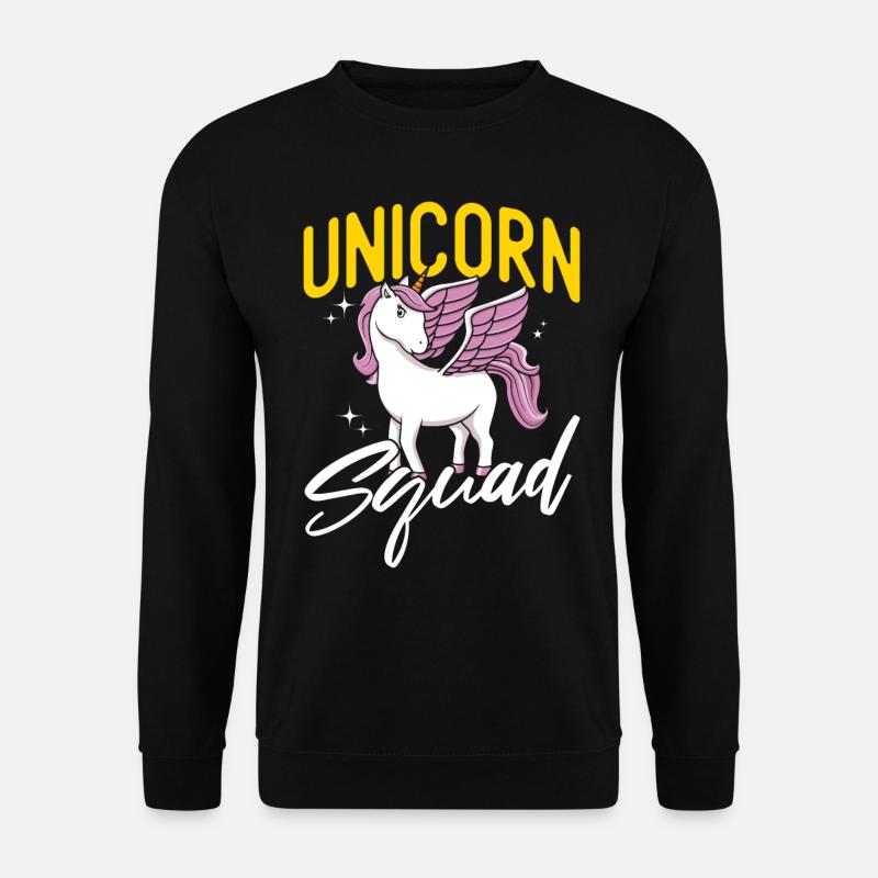 Unicorn Squad - Unisex Pullover - Schwarz