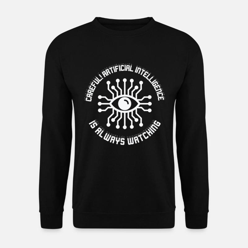 Artificial Intelligence Programming Machine Coding - Unisex Sweatshirt - black