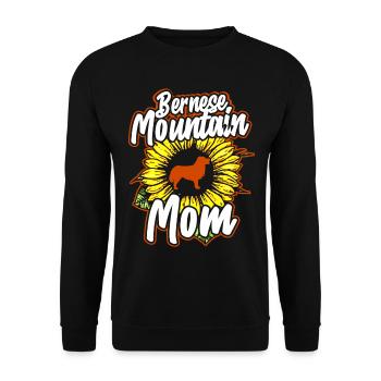 Bernese Mountain Dog Mother - Unisex Sweatshirt - black - Front - Alina (178cm) & Michal (187cm)