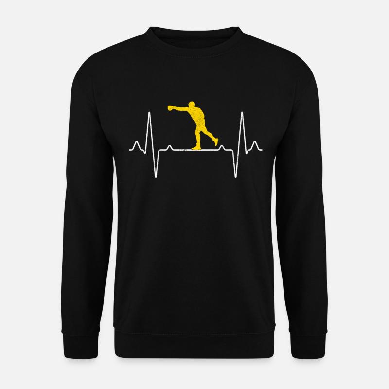 Boxing heartbeat - Unisex Sweatshirt - black
