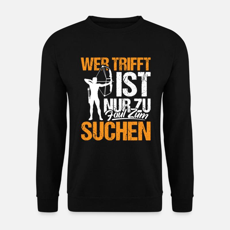 Bogenschießen - Unisex Pullover - Schwarz