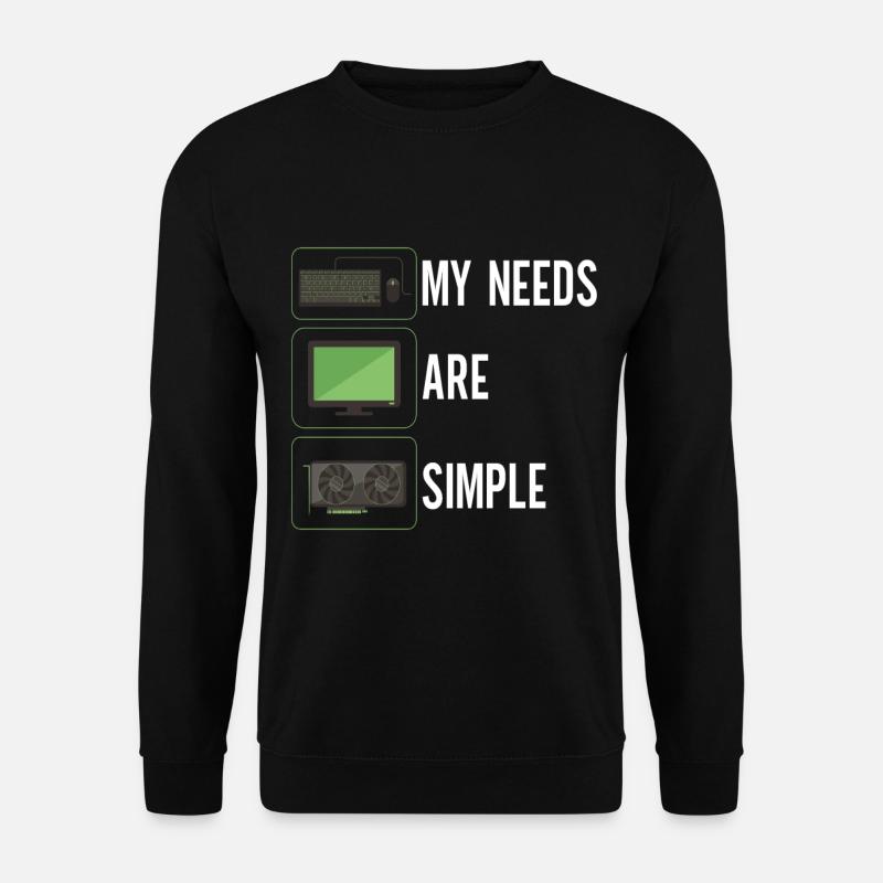 Programmer Computer Scientist - Unisex Sweatshirt - black