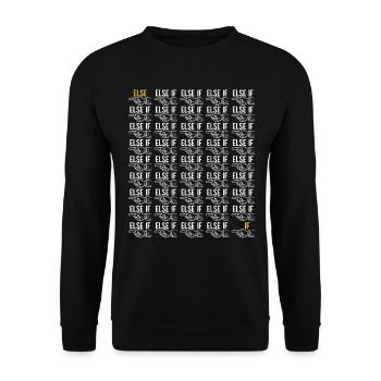 Programmer Computer Scientist - Unisex Sweatshirt - black - Front - Alina (178cm) & Michal (187cm)