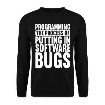 Programmeur Informaticien - Sweat-shirt Unisexe - noir - Devant - Alina (178cm) & Michal (187cm)