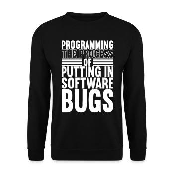 Programmer Computer Scientist - Unisex Sweatshirt - black - Front - Alina (178cm) & Michal (187cm)