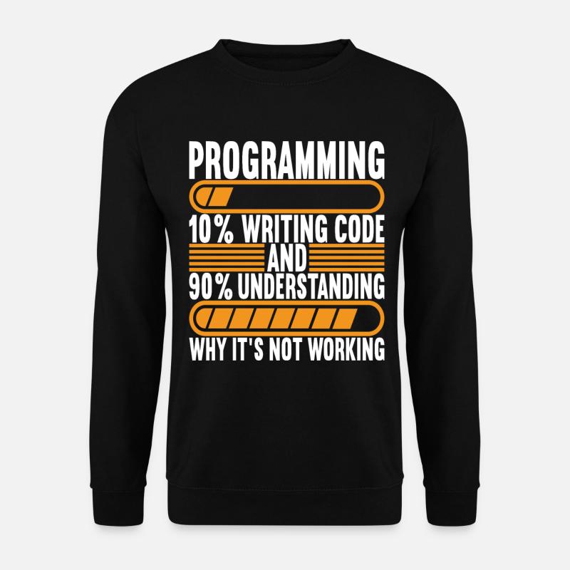 Programmer Computer Scientist - Unisex Sweatshirt - black
