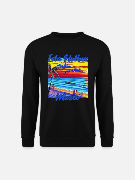 Isla Holbox Mexico - Unisex Sweatshirt - black