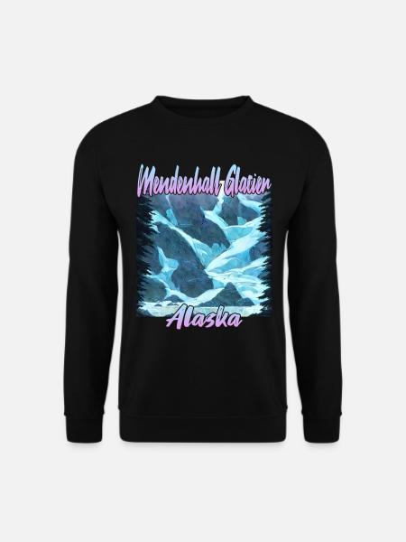 Mendenhall Glacier Alaska - Unisex Sweatshirt - black