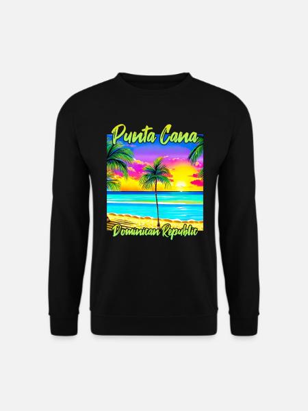 Punta Cana République dominicaine - Sweat-shirt Unisexe - noir