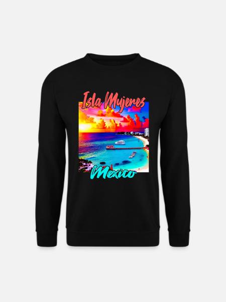Isla Mujeres Mexico - Unisex Sweatshirt - black
