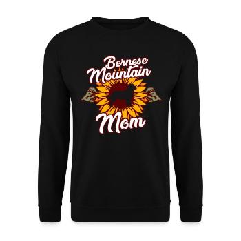 Bernese Mountain Dog Dog Love Mother - Unisex Sweatshirt - black - Front - Alina (178cm) & Michal (187cm)