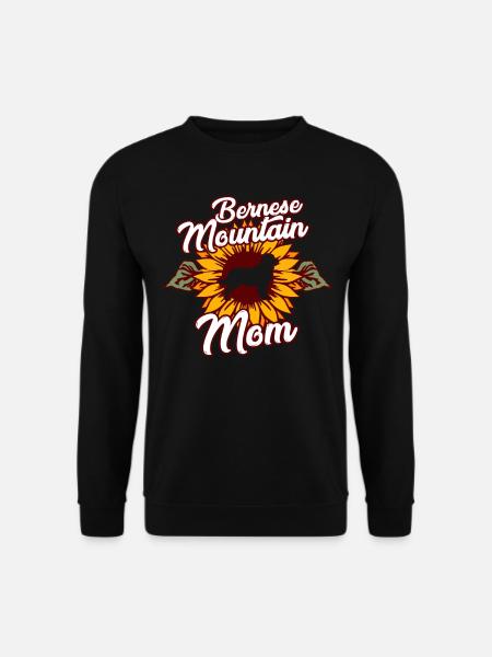 Berner Sennenhund Hundeliebe Mutter - Unisex Pullover - Schwarz