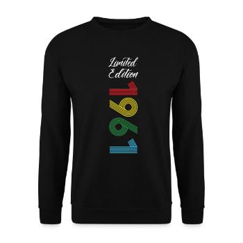 Édition limitée 1961 - Sweat-shirt Unisexe - noir - Devant - Alina (178cm) & Michal (187cm)