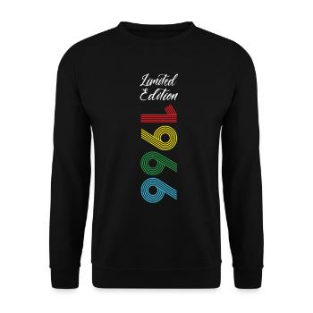 Limited Edition 1966 - Unisex Pullover - Schwarz - Vorne - Alina (178cm) & Michal (187cm)
