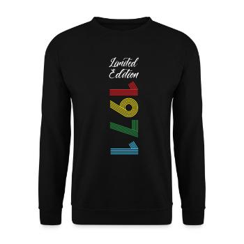 Édition limitée 1971 - Sweat-shirt Unisexe - noir - Devant - Alina (178cm) & Michal (187cm)