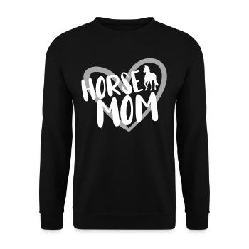 Horse Rider - Unisex Sweatshirt - black - Front - Alina (178cm) & Michal (187cm)