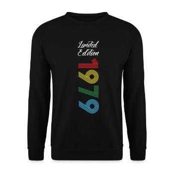 Limited Edition 1979 - Unisex Sweatshirt - black - Front - Alina (178cm) & Michal (187cm)