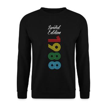 Édition limitée 1988 - Sweat-shirt Unisexe - noir - Devant - Alina (178cm) & Michal (187cm)