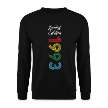 Limited Edition 1993 - Unisex Sweatshirt - black - Front - Alina (178cm) & Michal (187cm)