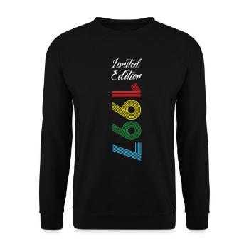 Limited Edition 1997 - Unisex Pullover - Schwarz - Vorne - Alina (178cm) & Michal (187cm)