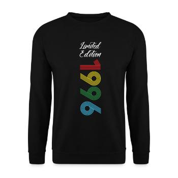 Édition limitée 1996 - Sweat-shirt Unisexe - noir - Devant - Alina (178cm) & Michal (187cm)