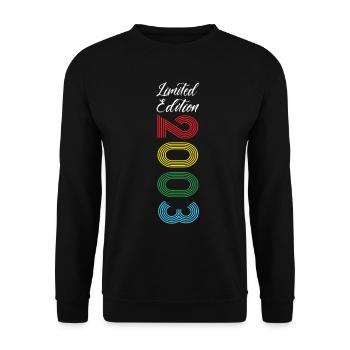 Édition limitée 2003 - Sweat-shirt Unisexe - noir - Devant - Alina (178cm) & Michal (187cm)