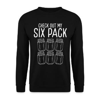 Canning Season Balls Food Homesteading Canner - Unisex Sweatshirt - black - Front - Alina (178cm) & Michal (187cm)