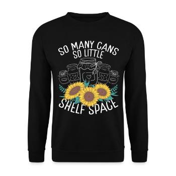 Food Perservation Canning Season Homesteading - Unisex Sweatshirt - black - Front - Alina (178cm) & Michal (187cm)