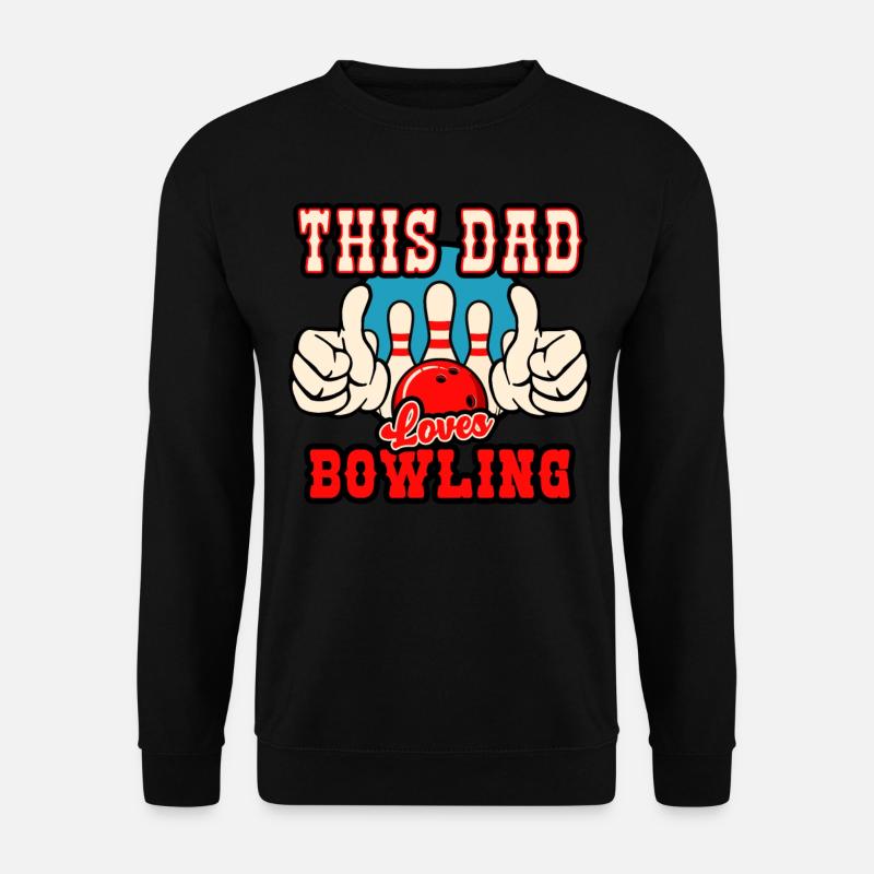 Bowling father - Unisex Sweatshirt - black