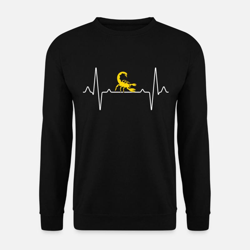 Skorpion Herzschlag - Unisex Pullover - Schwarz