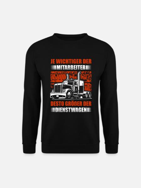 Trucker Männer Truck Fernfahrer LKW Fahrer für - Unisex Pullover - Schwarz