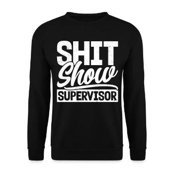 Drôles de dictons - Sweat-shirt Unisexe - noir - Devant - Alina (178cm) & Michal (187cm)