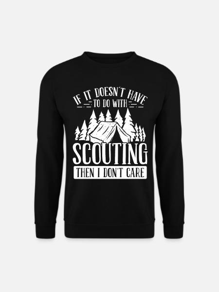 Club Scouting to do with Scouting Scout Leader - Unisex Pullover - Schwarz