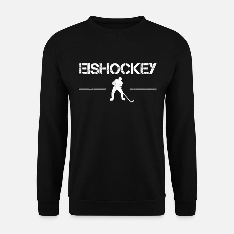 Eishockey - Unisex Pullover - Schwarz