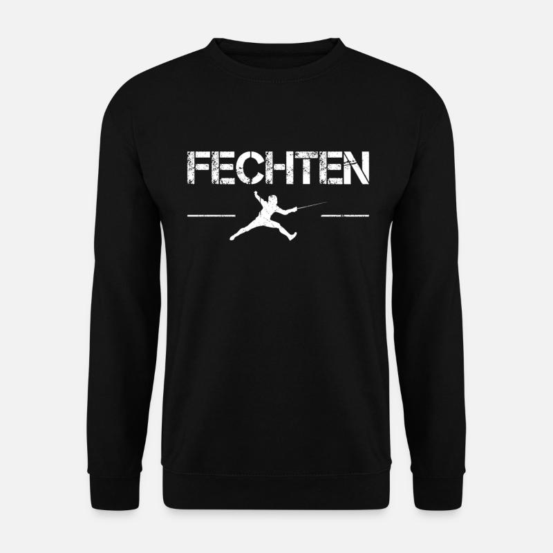 Fechten - Unisex Pullover - Schwarz