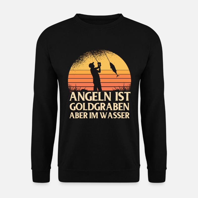 Angling - Unisex Sweatshirt - black
