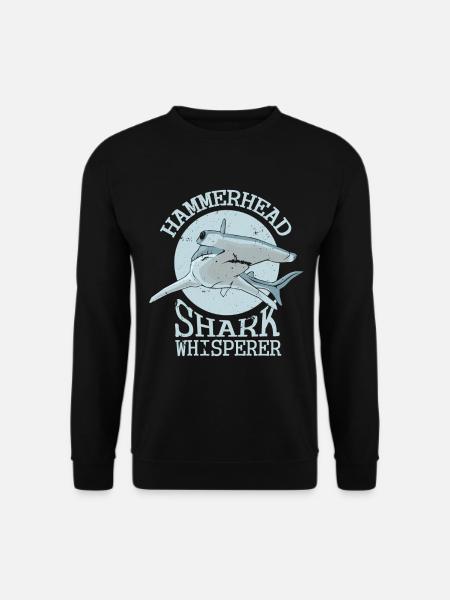 Hammerhai-flüsterer Meeresbiologe - Unisex Pullover - Schwarz
